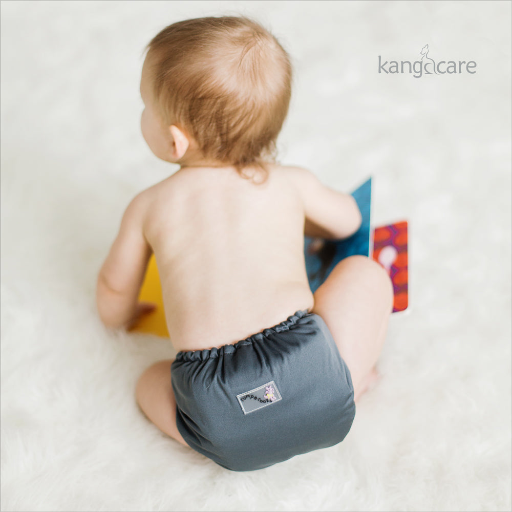 Rumparooz Stay Dry G3 One Size Pocket Cloth Diaper - Castle Gray