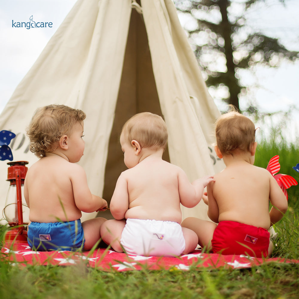 Rumparooz Stay Dry G3 One Size Pocket Cloth Diaper - Fluff White