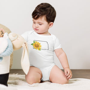 Kansas Sunflower Baby Onesie Newborn Bodysuit up to 18 Months for Baby & Toddler