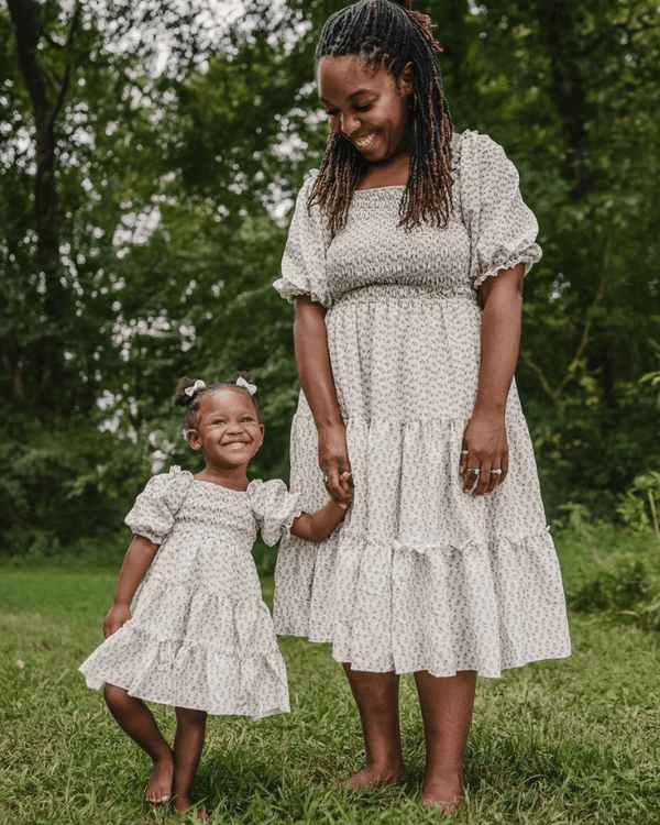 Katherine Dress - Fawn Floral