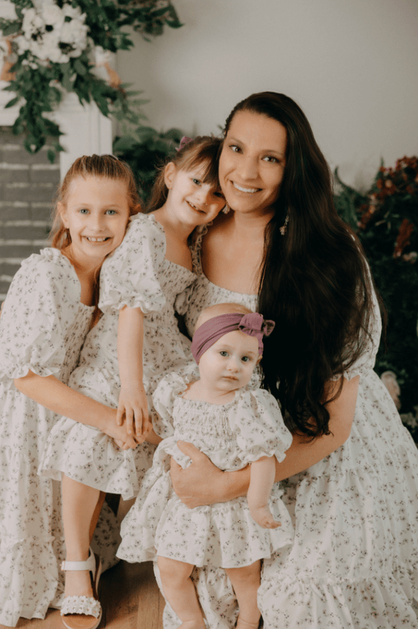 Katherine Dress - Lavender Floral