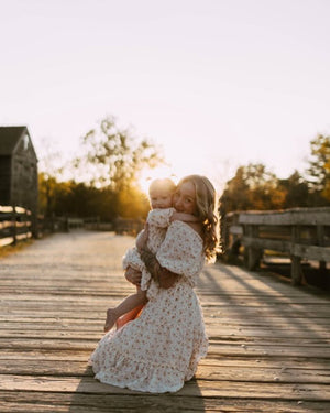 Katherine Dress - Yellow Floral