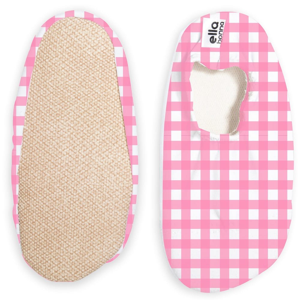 Non-Slip Sole, Unisex Baby, Children's Sea Shoes, Pool Booties, Pink Strips