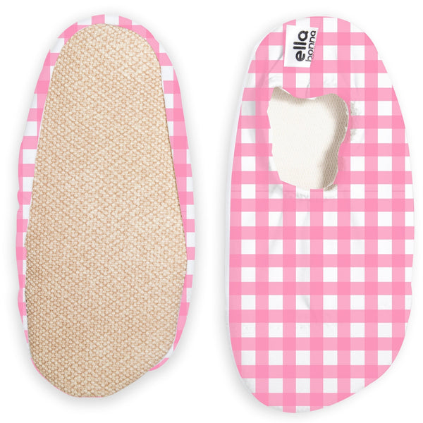 Non-Slip Sole, Unisex Baby, Children's Sea Shoes, Pool Booties, Pink Strips