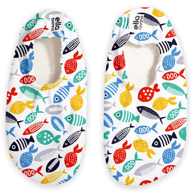 Non-Slip Sole, Unisex Baby, Children's Sea Shoes, Pool Booties, Colorful Fish