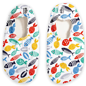 Non-Slip Sole, Unisex Baby, Children's Sea Shoes, Pool Booties, Colorful Fish