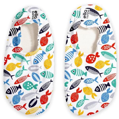 Non-Slip Sole, Unisex Baby, Children's Sea Shoes, Pool Booties, Colorful Fish