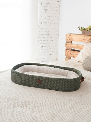 Baby Lounging and Changing Basket XL 3-in-1