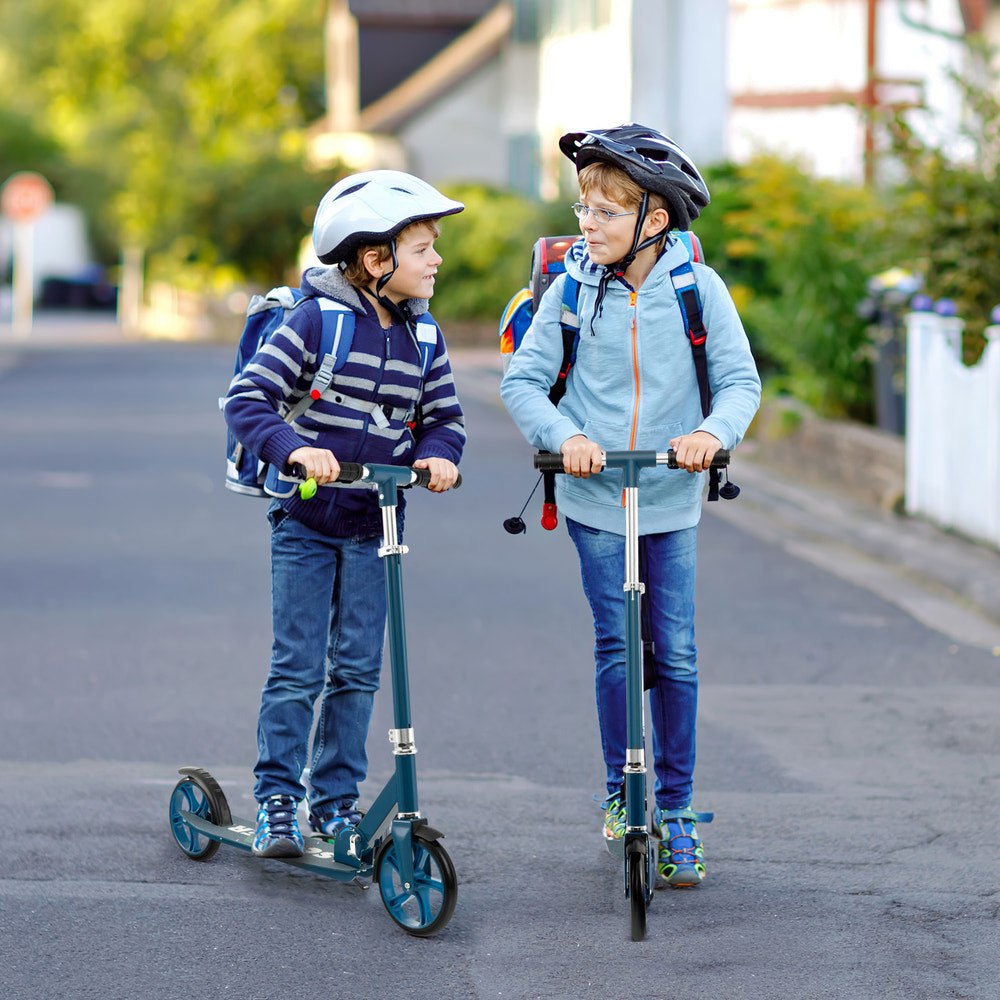 Folding Aluminum Alloy Scooter with 3 Adjustable Heights for Kids