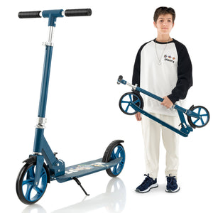 Folding Aluminum Alloy Scooter with 3 Adjustable Heights for Kids