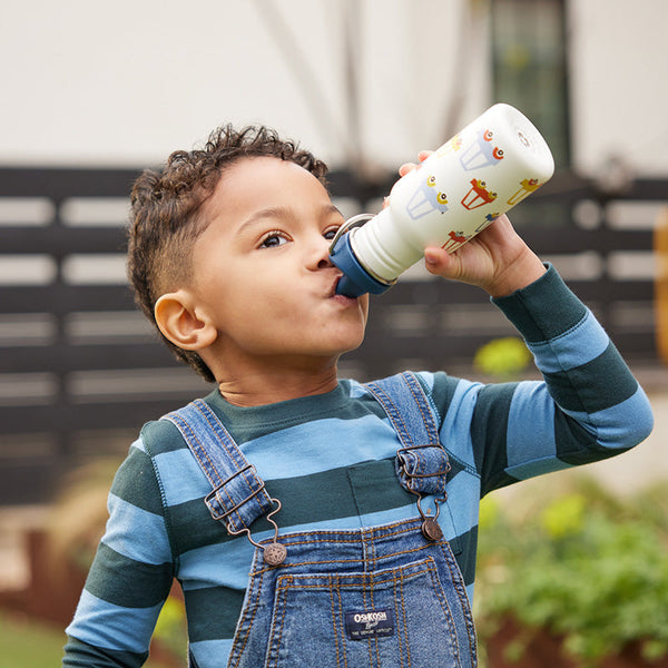 12oz Kid's Classic Sippy bottle in angle 4 view, perfect for toddlers transitioning to independent drinking.