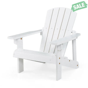 Kid’s Adirondack Chair with High Backrest and Arm Rest-Coffee Kids Chairs & Seating