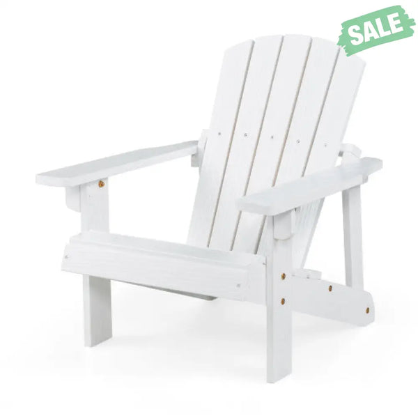 Kid’s Adirondack Chair with High Backrest and Arm Rest-Coffee Kids Chairs & Seating