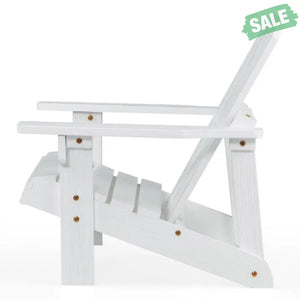 Kid’s Adirondack Chair with High Backrest and Arm Rest-Coffee Kids Chairs & Seating