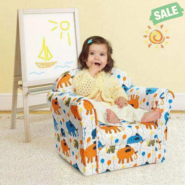 Kids Astronaut Armrest Upholstered Couch Blue Kids Chairs & Seating