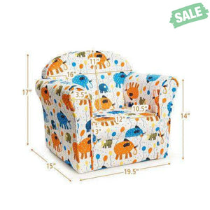 Kids Astronaut Armrest Upholstered Couch Blue Kids Chairs & Seating