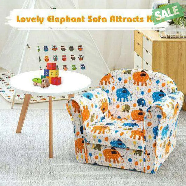 Kids Astronaut Armrest Upholstered Couch Blue Kids Chairs & Seating