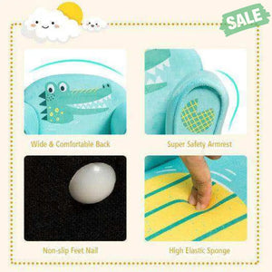 Kids Astronaut Armrest Upholstered Couch Blue Kids Chairs & Seating