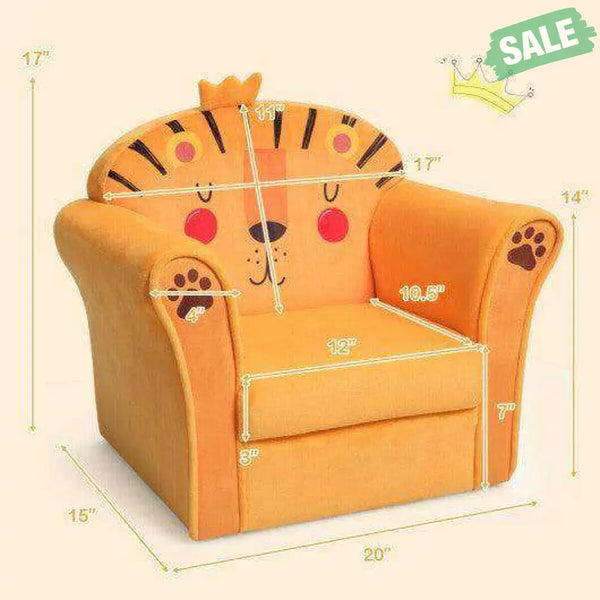 Kids Astronaut Armrest Upholstered Couch Blue Kids Chairs & Seating