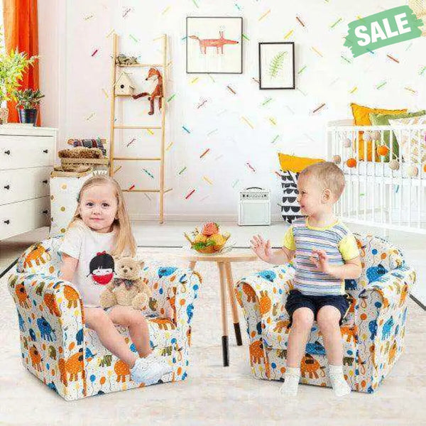 Kids Astronaut Armrest Upholstered Couch Blue Kids Chairs & Seating