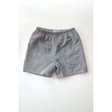 Kids Gingham Pull-On Shorts