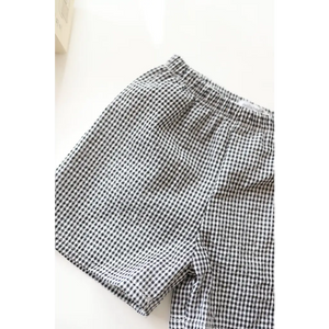 Kids Gingham Pull-On Shorts