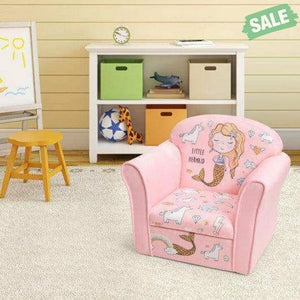 Kids Lamb Sofa Children Armrest Couch Pink Kids Chairs & Seating