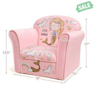 Kids Lamb Sofa Children Armrest Couch Pink Kids Chairs & Seating
