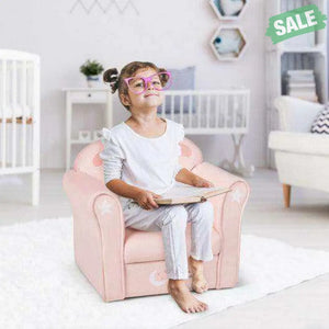 Kids Lamb Sofa Children Armrest Couch Pink Kids Chairs & Seating