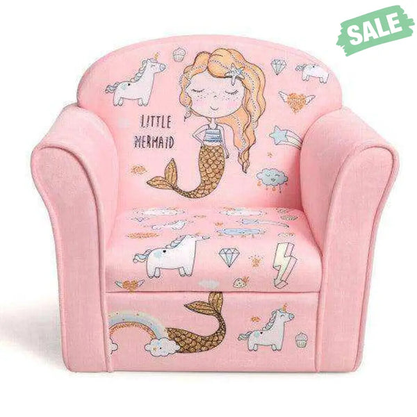 Kids Lamb Sofa Children Armrest Couch Pink Kids Chairs & Seating