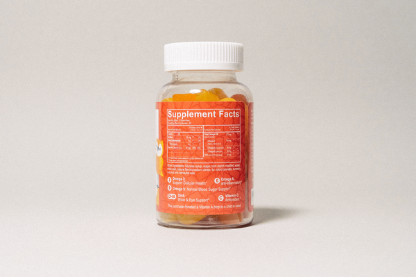 Halal Omega 3, 6 & 9 Gummies with DHA for Kids - 60 Count | Salaam Nutritionals