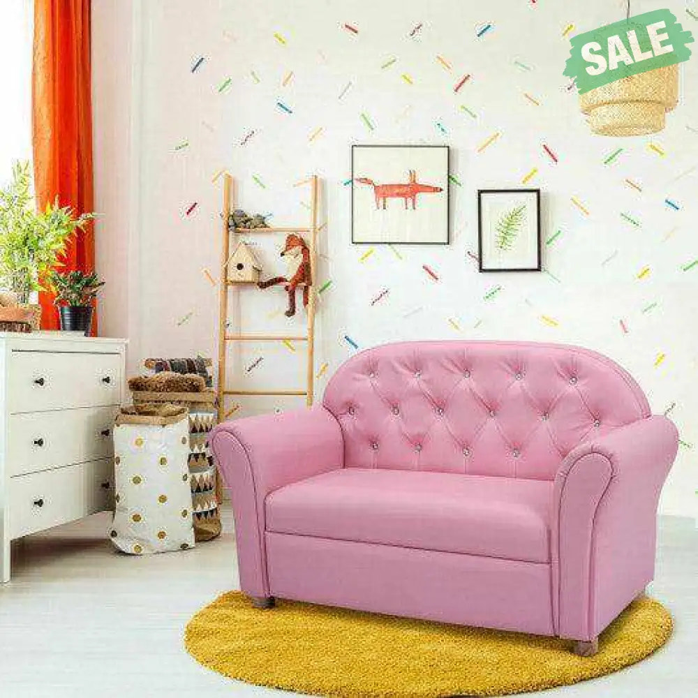 Kids Princess Armrest Chair Lounge Couch Kids Chairs & Seating