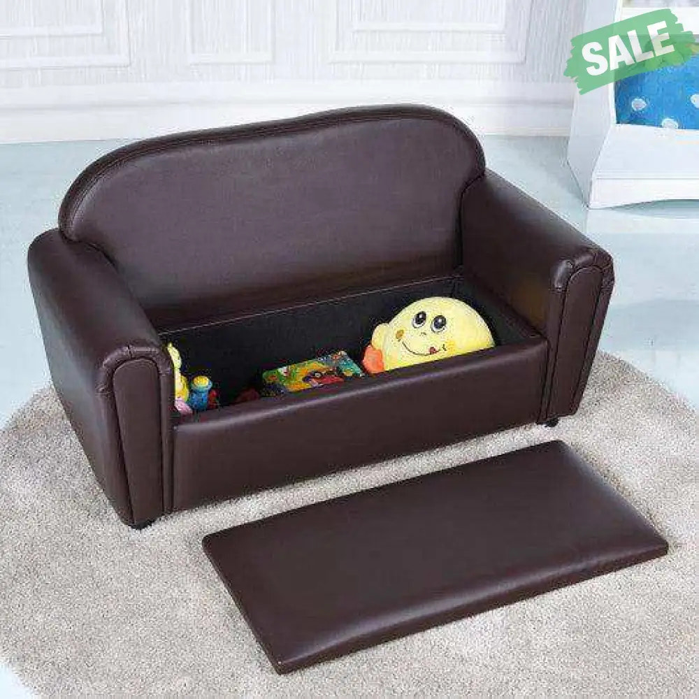 Kids Sofa Armrest Chair with Storage Function Kids Chairs & Seating