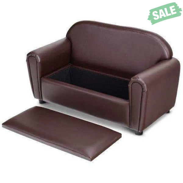 Kids Sofa Armrest Chair with Storage Function Kids Chairs & Seating
