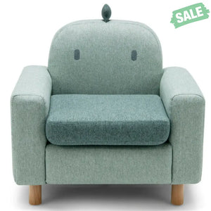 Kids Sofa with Armrest and Thick Cushion-Green Kids Chairs & Seating