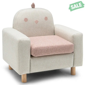 Kids Sofa with Armrest and Thick Cushion-Green Kids Chairs & Seating