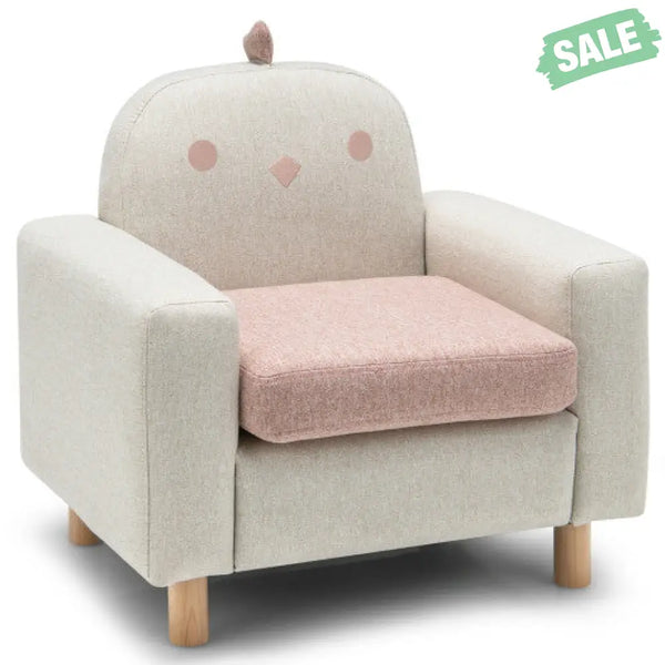 Kids Sofa with Armrest and Thick Cushion-Green Kids Chairs & Seating