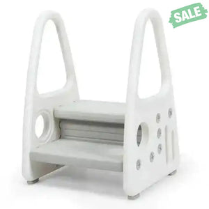 Kids Step Stool Learning Helper with Armrest for Kitchen Toilet Potty Training-Pink Pink Toddler & Kids Furniture