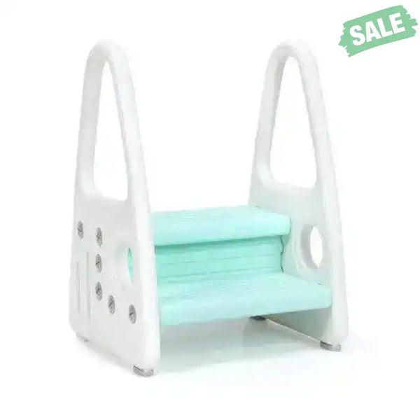 Kids Step Stool Learning Helper with Armrest for Kitchen Toilet Potty Training-Pink Pink Toddler & Kids Furniture