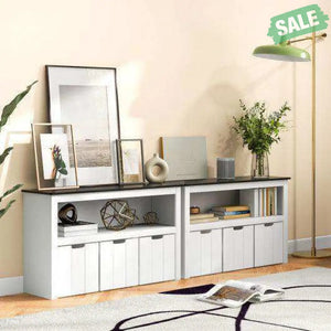 Kids Toy Storage Organizer with Blackboard Top-3-Drawer Kids Storage