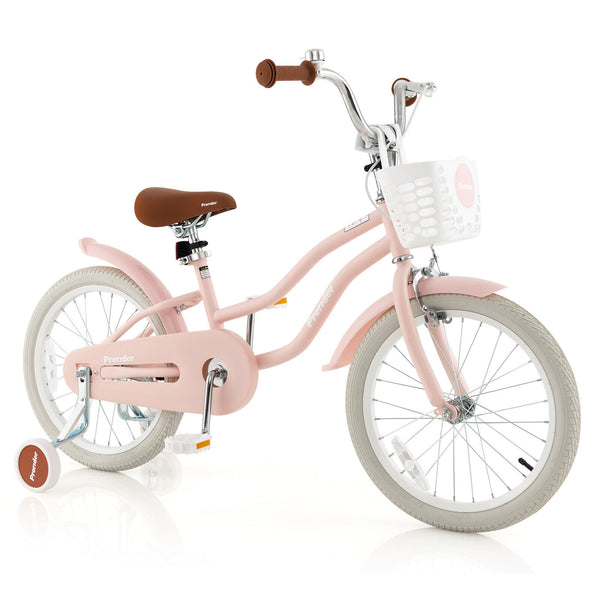 16 Inch Kids Bike with Front Handbrake and 2 Training Wheels
