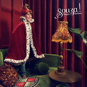 King Louis Costume Cloak for Kids - Carnival & Festive Use - sz 4-8 yrs