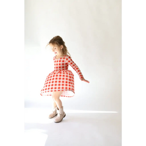 Kit Gingham Plaid Dress | Bamboo