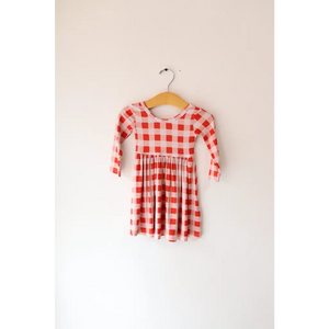 Kit Gingham Plaid Dress | Bamboo