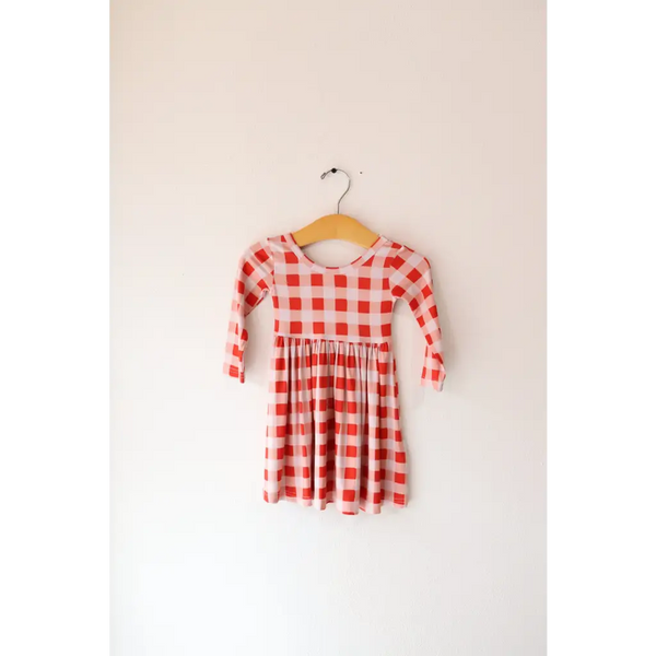 Kit Gingham Plaid Dress | Bamboo