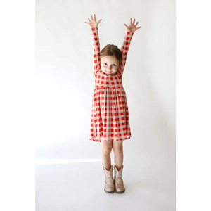 Kit Gingham Plaid Dress | Bamboo