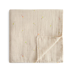 Organic Cotton Muslin Swaddle Blanket