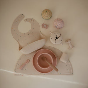 Mushie Silicone Suction Bowl for Babies Learning to Feed