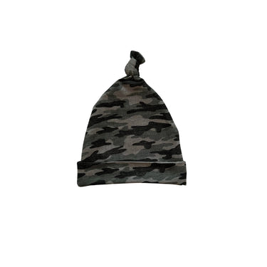 Camo Bamboo Knot Hat | Newborn Baby Hat