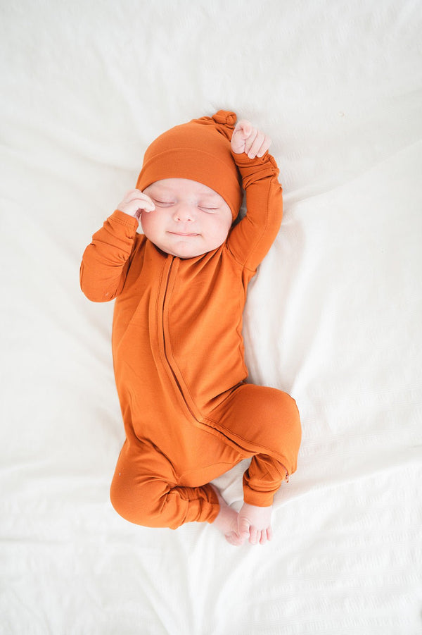 Cinnamon Bamboo Knot Hat | Newborn Baby Hat